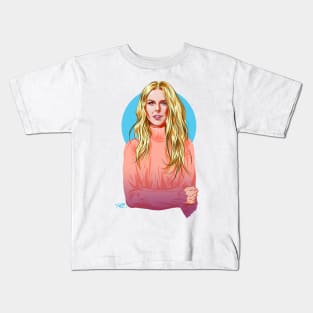 Nicole Kidman - An illustration by Paul Cemmick Kids T-Shirt